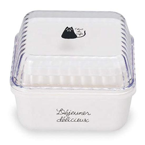 Chat Du Square EM Clear X Bottom Top Product 4627167 Café Lunch, White, Two-Tier, Tier 290ml, Tier 220ml, Code