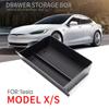 Cutie sertar de control central al mașinii Sertar de depozitare pentru tabletă centrală pentru mașină Tava centrală sub cutia bordului pentru accesorii Tesla Model X/S