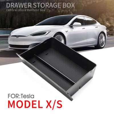 Auto Zentrale Steuerung Schublade Box Auto Center Tablet Lagerung Schublade Zentrale Unter Dash Box Fach Für Tesla Modell X / S Zubehör