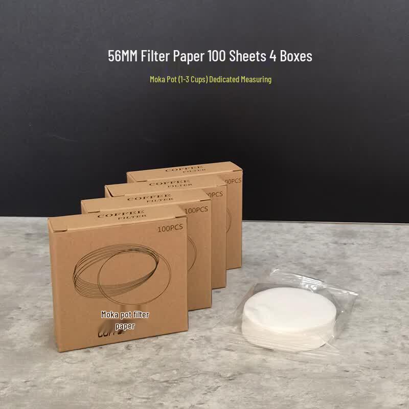 Qivi Round Coffee Filter Papers for Moka Pots & Espresso
