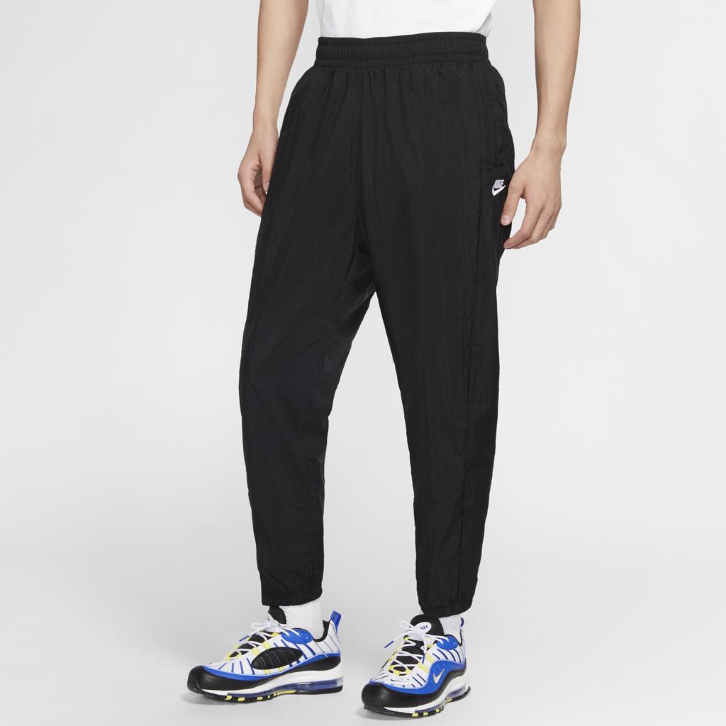 Nike Casual Woven Joggers With Cuffed Hem Men Bottoms Black CJ4565-011