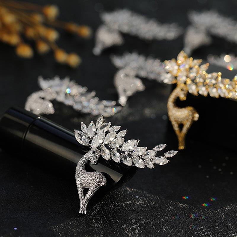 

Брошь в форме оленя, булавка для женской одежды, пальто, свадебные украшения, аксессуары для вечеринок, подарки