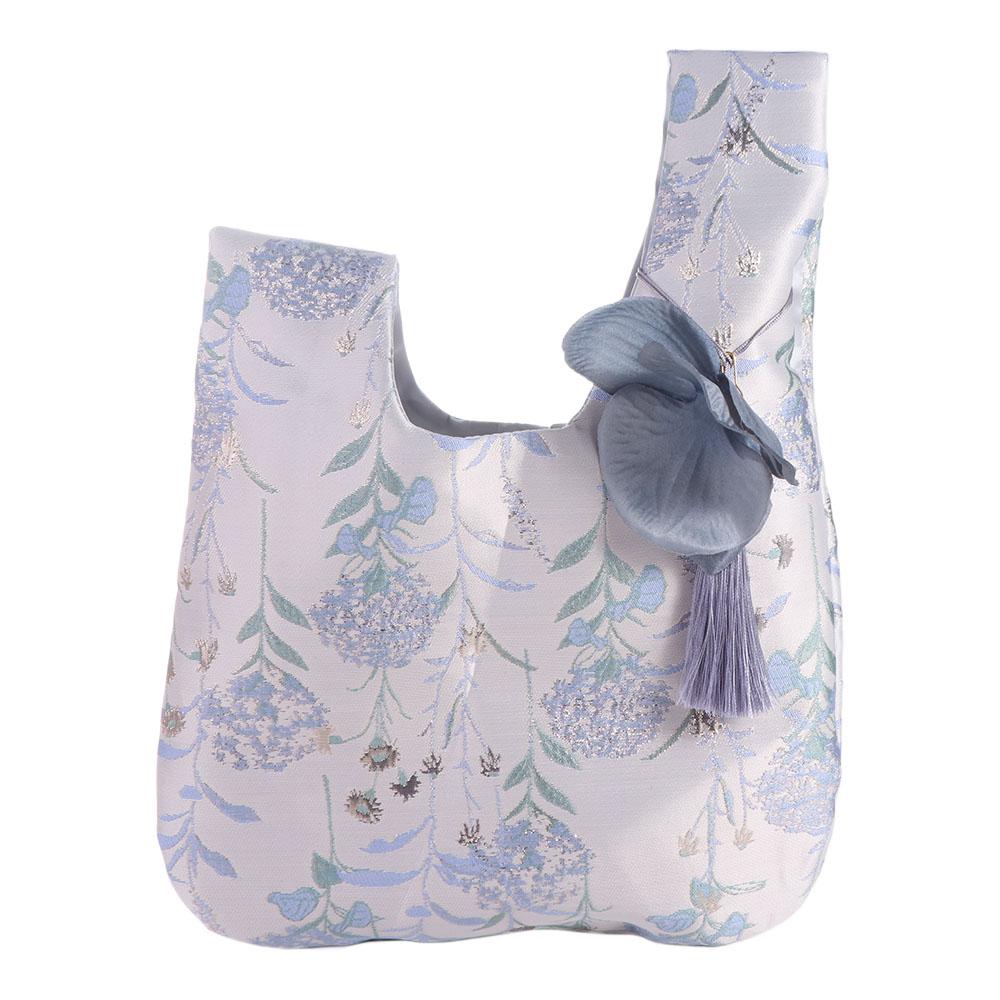 Orchid Flower Tassel Knot Wrist Bag Temperament Small Item Pouch Cosmetic Bag