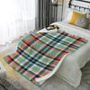 Colorful Checked Blanket Microfiber Flannel Cover Blanket Bedroom Living Room Sofa Soft And Comfortable Home Decoration