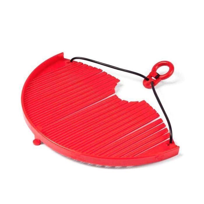 SHOP-STORY - Universal Colander New Generation Red Drainer Easy To Store and Compatible All Sizes Pots