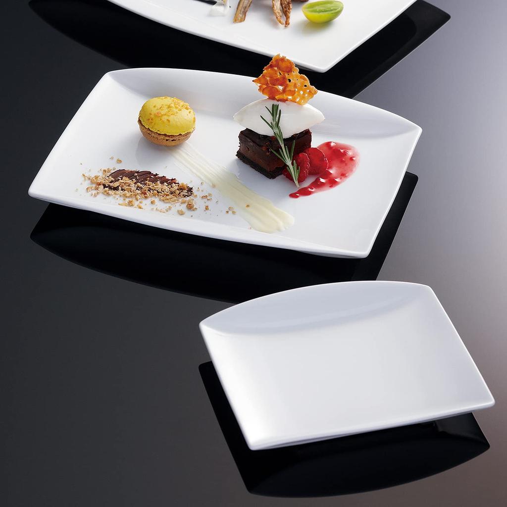 Noritake Grandir 15cm Plate, Microwave and Dishwasher Safe, White Fine Porcelain (Premium White), 94933/1657