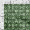 oneOone Cotton Flex Green Fabric Asian Tye & Dye Sewing Fabric By The Yard Printed Diy Clothing Sewing Supplies 40 Inch
