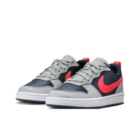 

Nike Court Borough Low Recraft GS Light Smoke Bright Crimson DV5456-003 EU 35.5 серый/дым