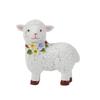 2Piece Resins Sheep Figurines Miniature Animal Ornaments for Enchanting Garden Landscape Decors and Home Desktop Display