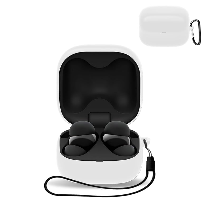 

For sony LinkBuds Fit/WF-LS910N for case cover [KONXISA] Wireless earphones silicon material easy to wear Shockproof waterproof dustproof Washable