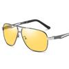 aoron Color-changing Glasses New Men's Polarized Aluminum Magnesium Sunglasses High Definition Polarized Glasses Sunglasses Driving Glasses