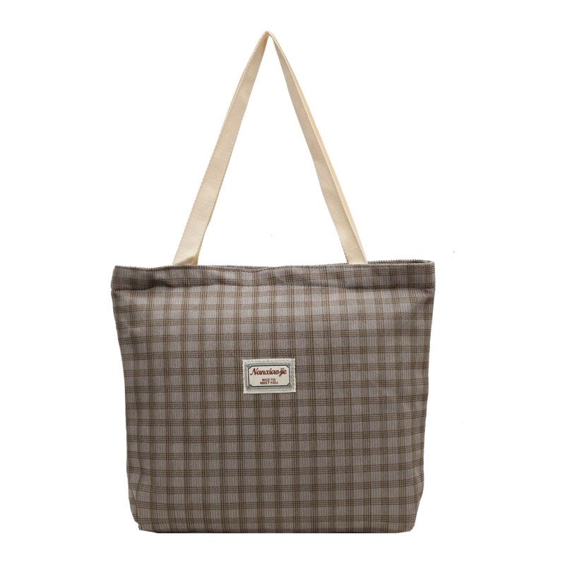 High School Student Tote Bag Female Commuter Shopping Bag Ins Fashionable College Student One-shoulder Handbag Female
