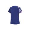 YONEX Color Block Quick Dry Breathable Badminton Sports Raglan Sleeve T-Shirt Women Tops Navy-Blue 210181BCR-629