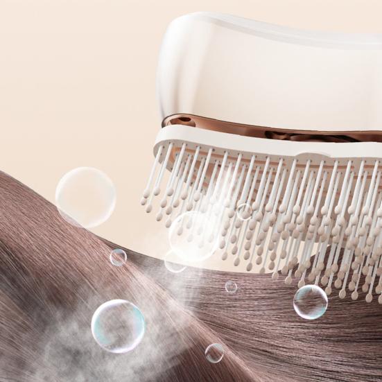 Electric Spray Scalp Massager Brush Multi-purpose Hair Oil Applicator Vibrating Head Massage Tools Portable Rechargeable Cordless Massage Detangling