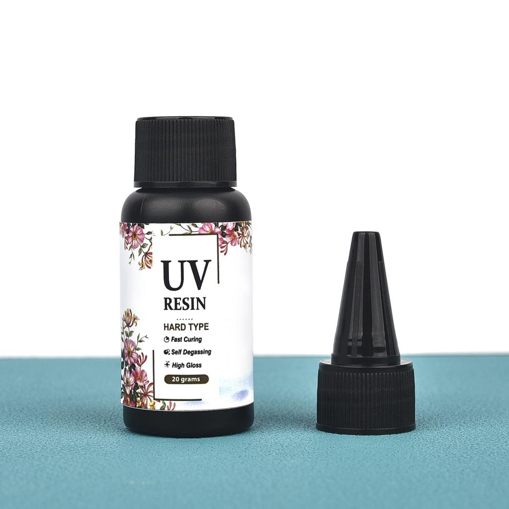 UV Resin Glue Crystal Transparent Liquid Ultraviolet Curing Solar Cure Sunlight Activated Hard Quick Drying Jewelry Resin Glue