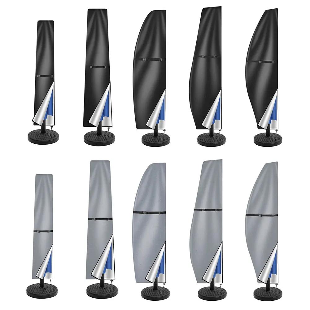 Outdoor Anti-UV Protective Cover Waterproof Patio Umbrella Cover Cantilever Parasol Rain Cover Sunshade Umbrella Cover