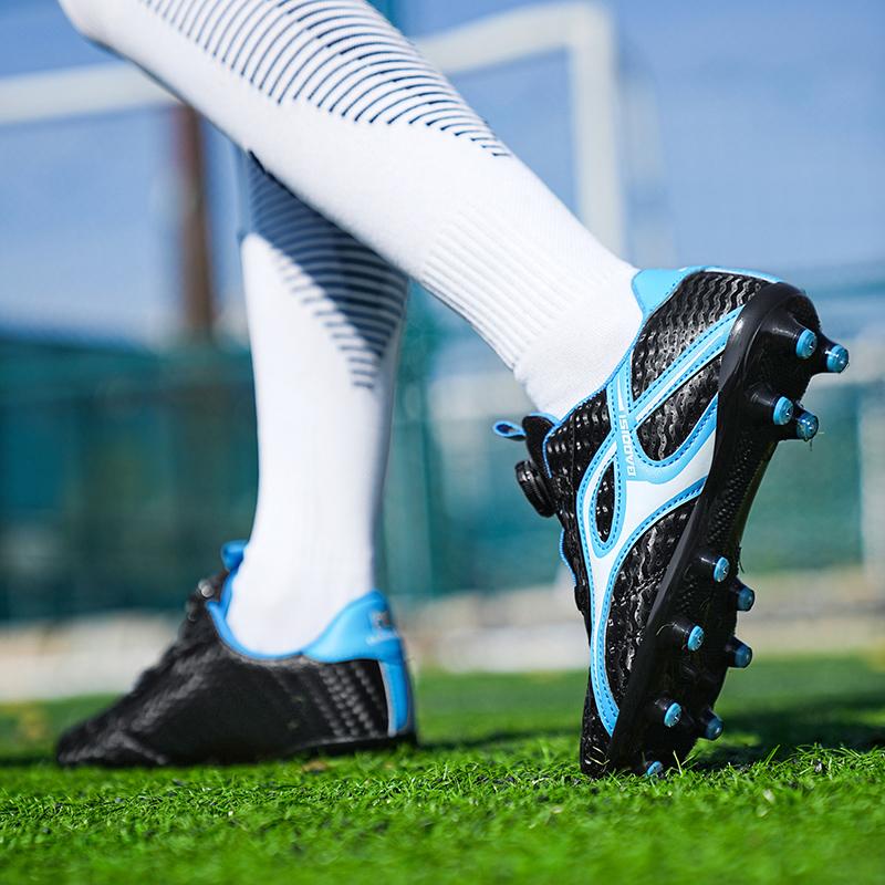 Kids Soccer Shoes Society TF/FG School Football Boots Cleats Grass Sneakers Boy Girl Outdoor Athletic Training Sports Footwear Size 28-39