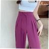 Wide Leg Pants for WOMEN'S Summer Thin High Waist Suit P