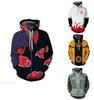 Hokage Ninjia Anime Hoodie Casual Long Sleeve Pullovers For Stylish Comfort Uk