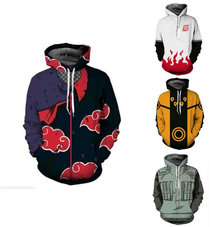 Hokage Ninjia Anime Hoodie Casual Long Sleeve Pullovers For Stylish Comfort Uk