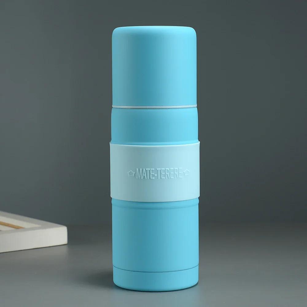 111/711ml Yerba Mate Vacuum Insulated 111 Stainless Steel Portable With Filter Straw For Loose Leaf Tea & Yerba Mate Brewing
