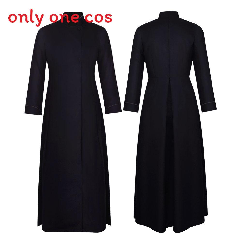 Fantasy Priest Cosplay Outfit For Men With Authentic Medieval Style For Cosplay Events S чёрный