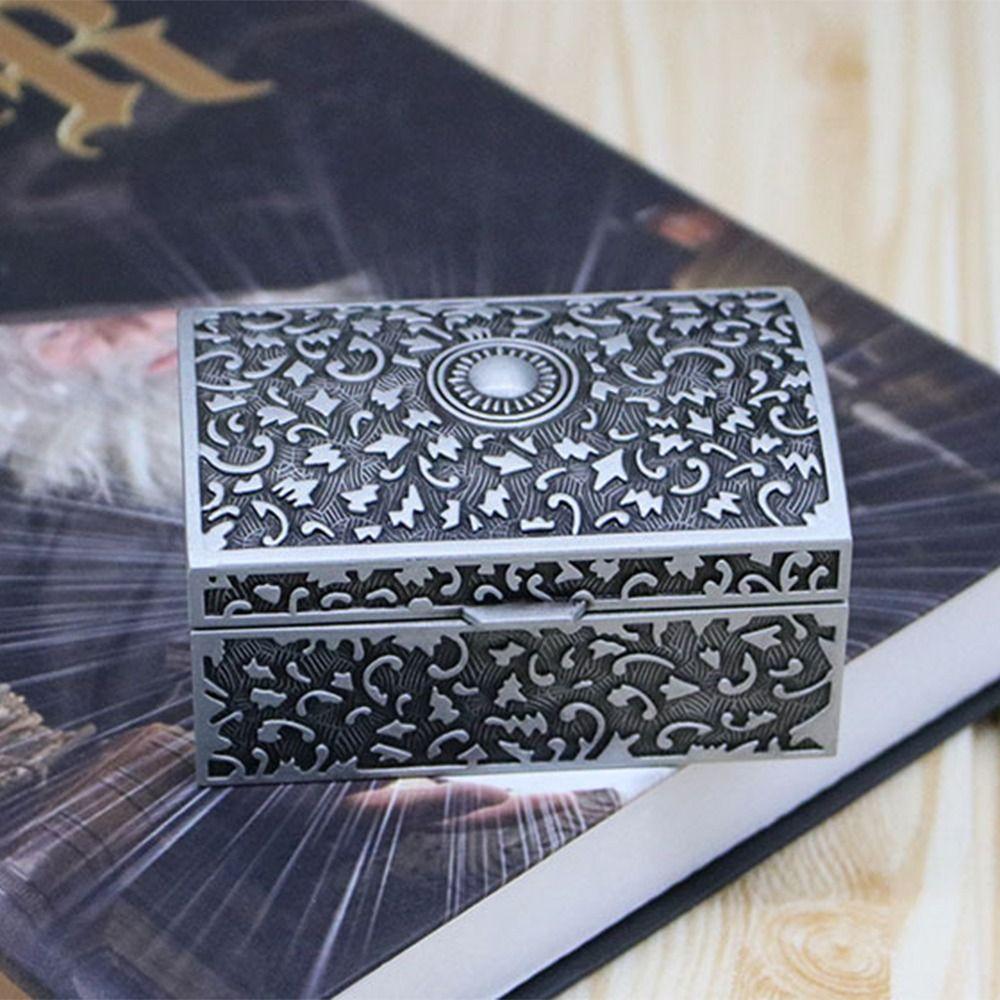 European Style Jewelry Box Vintage Treasure Chest Case Creative Trinket Storage Box  Necklace