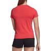 Adidas T Shirts Women's Pink Crew Neck Moderate Straight Fit FM6431