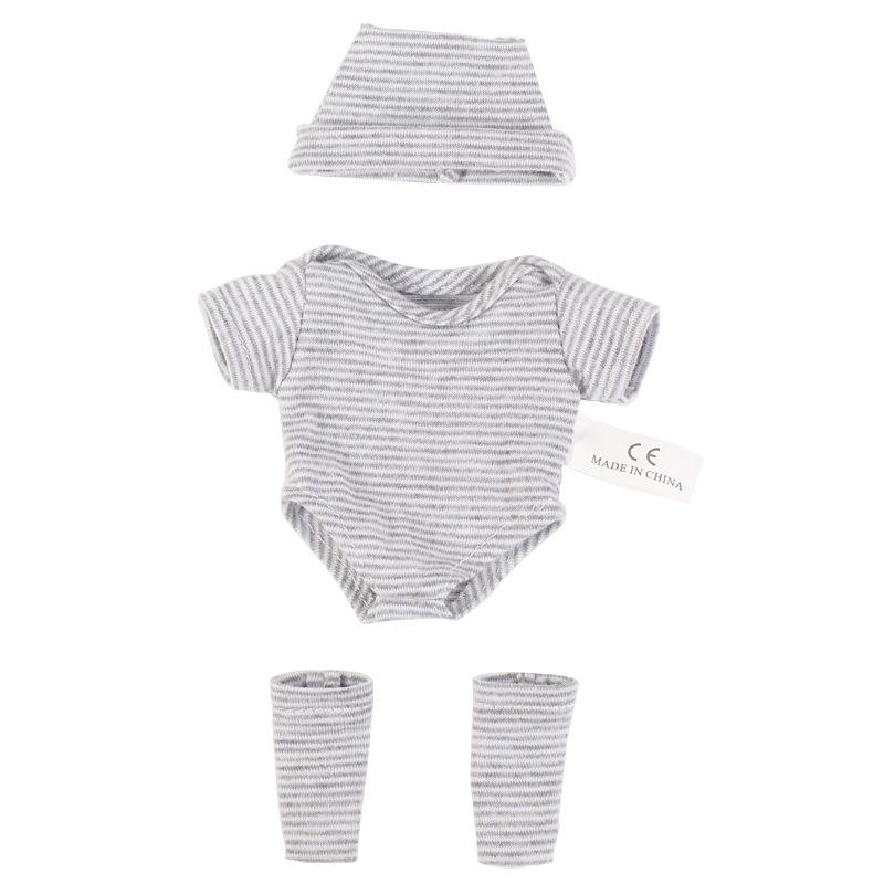 Puppenkleidung für 7,87 Zoll Babypuppen Kleidung Spielzeugpuppen Zubehör Geeignet für 20cm Puppe Strampler Pullover Puppenkleidung Zubehör