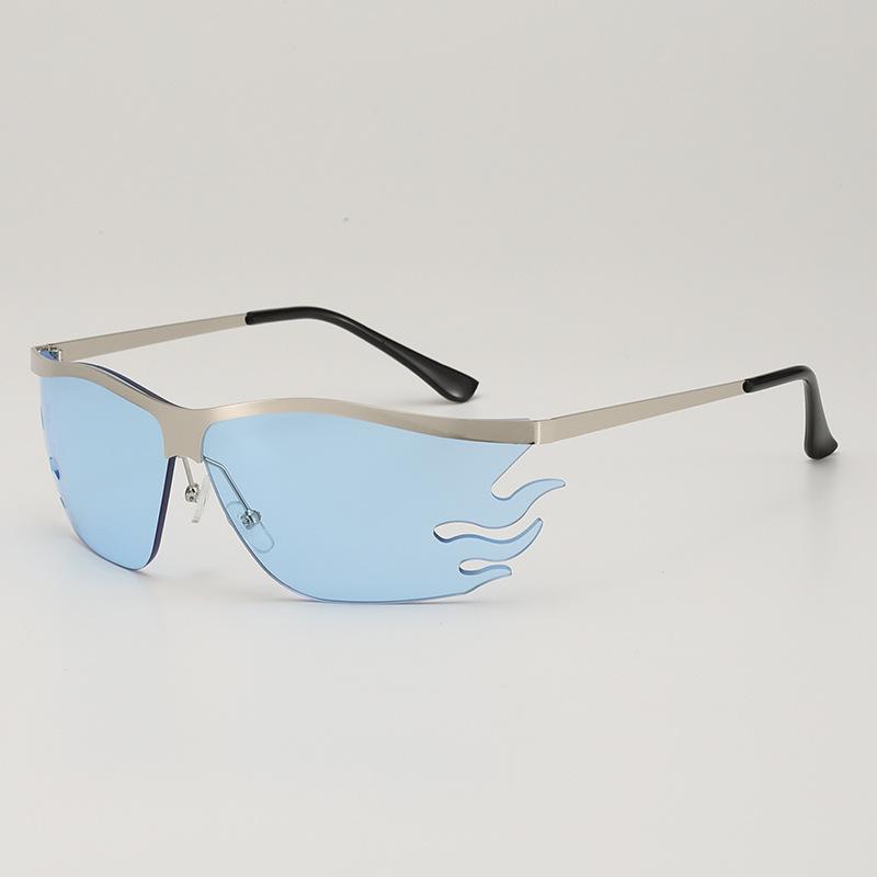 JYL TS Sunglasses Flame Pattern UV Protection Summer Style For Women 81067