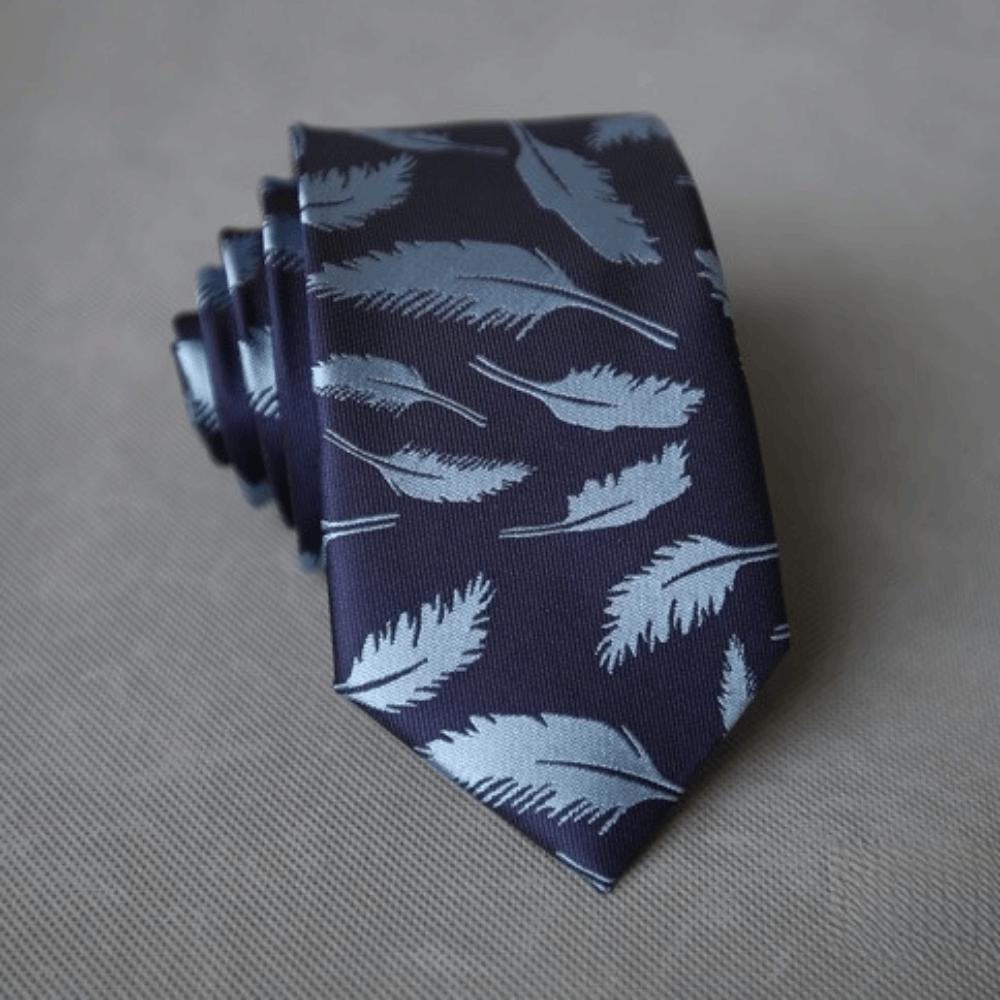 Red Blue Green Business Neckties Flower Feather Groom Cravat New Wedding Men Tie  Wedding Party