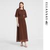 ELLASSAY Pleated Waist Flowy Dress