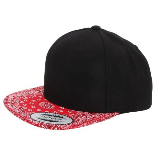 Yupoong Mens Fashion Print Premium Snapback Cap (Pack of 2)