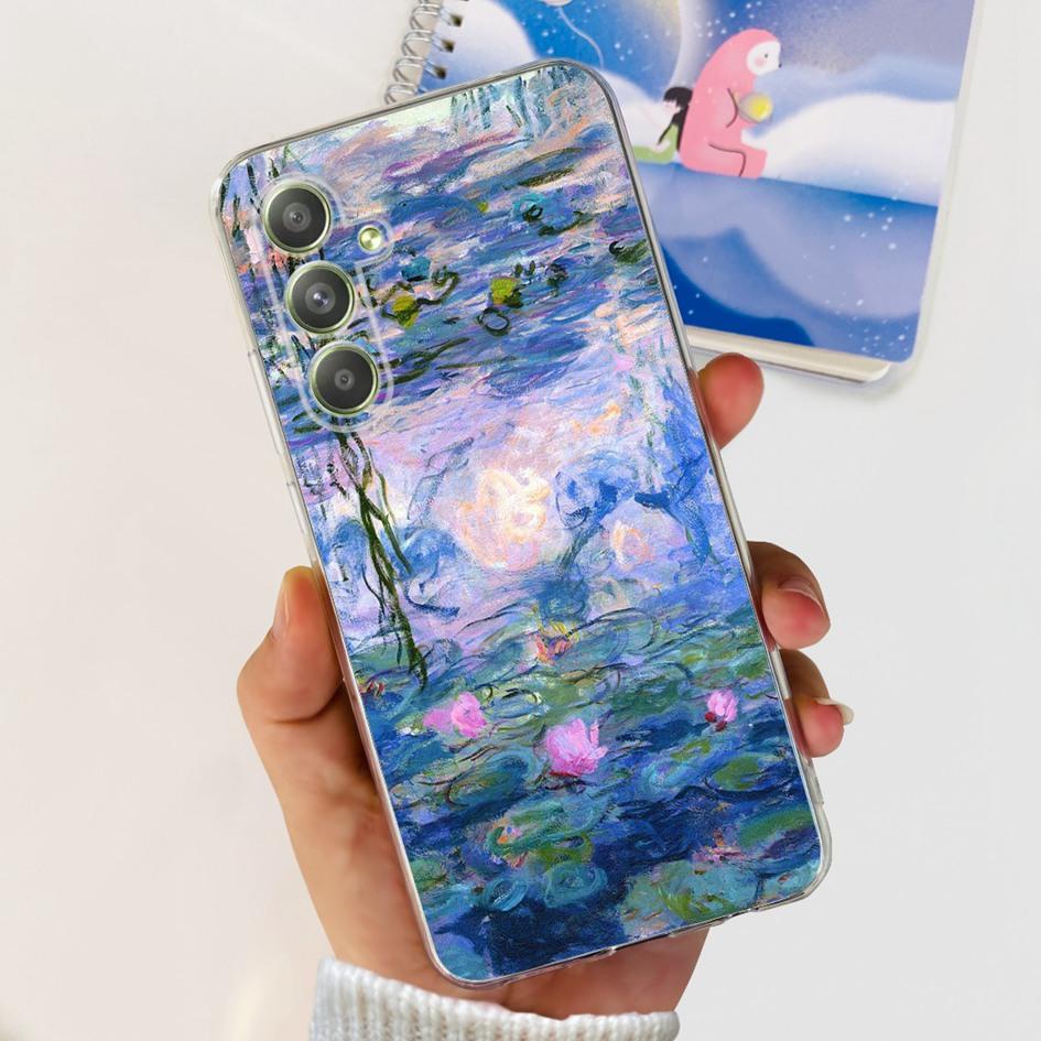 For Samsung Galaxy A54 Case A546B SM-A546B Cute Astronaut Clear Silicone Soft Phone Cover For Samsung A54 5G A 54 GalaxyA54 Capa
