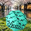 Custom Name Personalized Gamer Craft Print Umbrella, Auto Open Close, 8‑Rib Sturdy Frame, Commute Camping Hiking Use, Birthday Gift