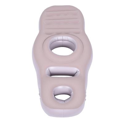 כרית מתנפחת עם חור לבטן ולראש, מצופה קטיפה, PVC, מזרן בטן מתנפח לשינה על הבטן