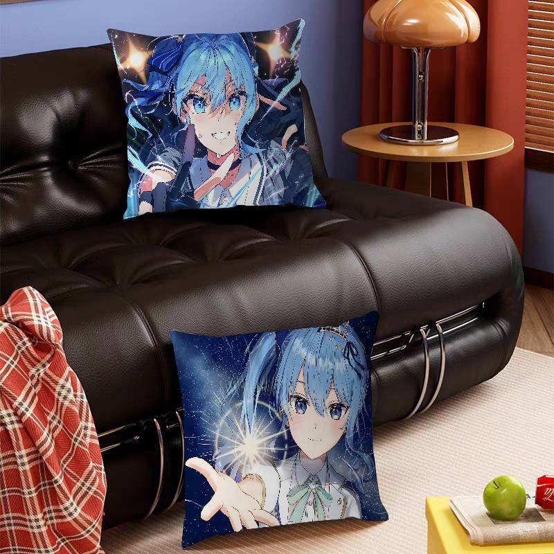H-Hoshimachi S-Suise Pillowcase Toon Gift Cushion Cover Bedroom Home Sofa Chair Seat Decor Pillow Case