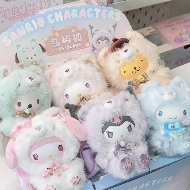 MINISO Fox Island Series Vinyl Blind Box MINISO Trendy Mystery Boxes Dolls Cute Birthday Gifts Table Decoration Surprise Bag Toy