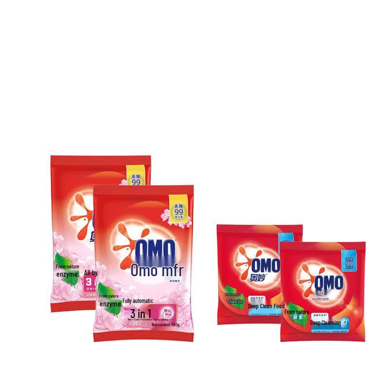 OMO Laundry Detergent Powder with Comfort Cherry Blossom & Deep Clean