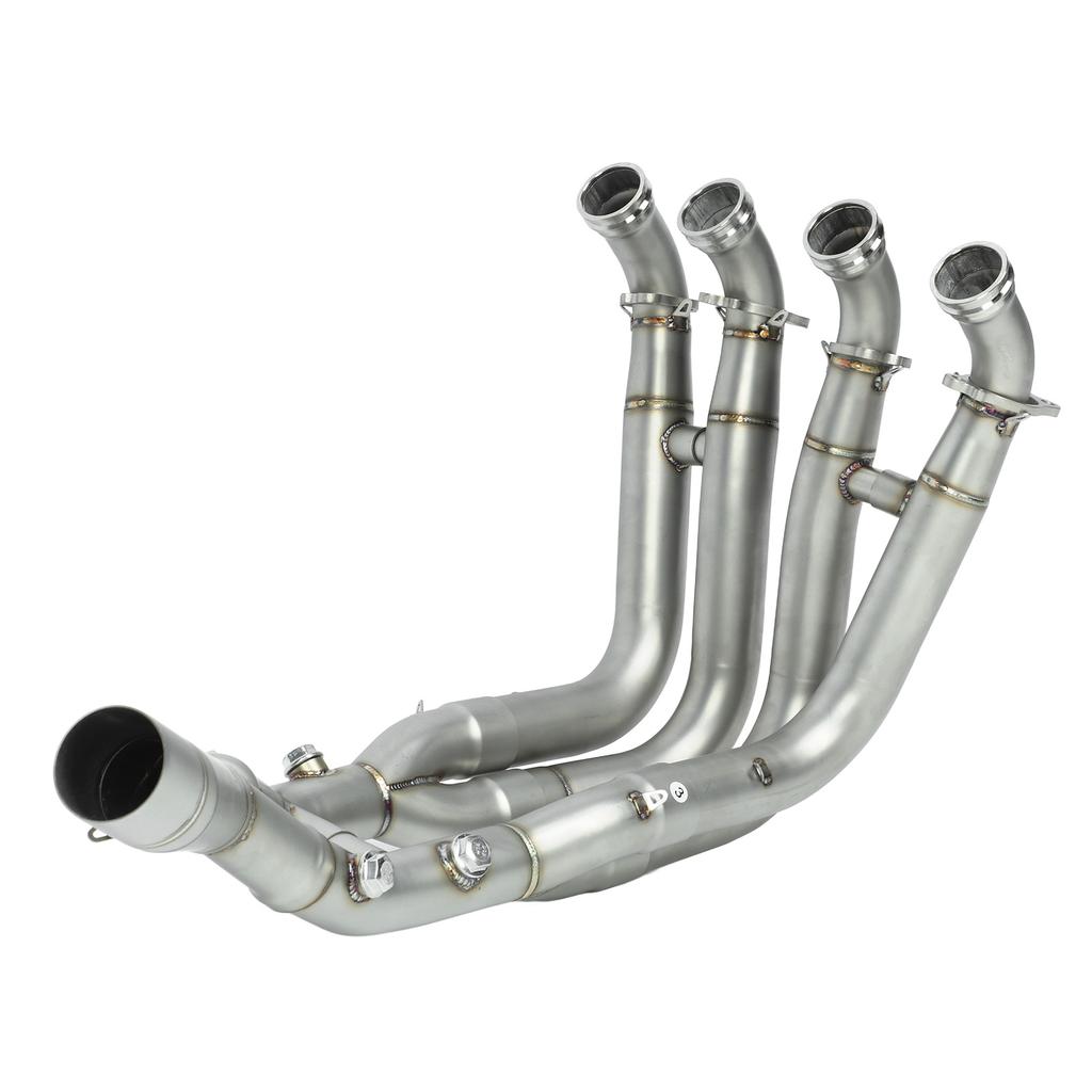 5PCS Exhaust Front Link Pipe Stainless Steel Better Heat Resistant Exhaust Pipe Replacement for S1000R S1000RR
