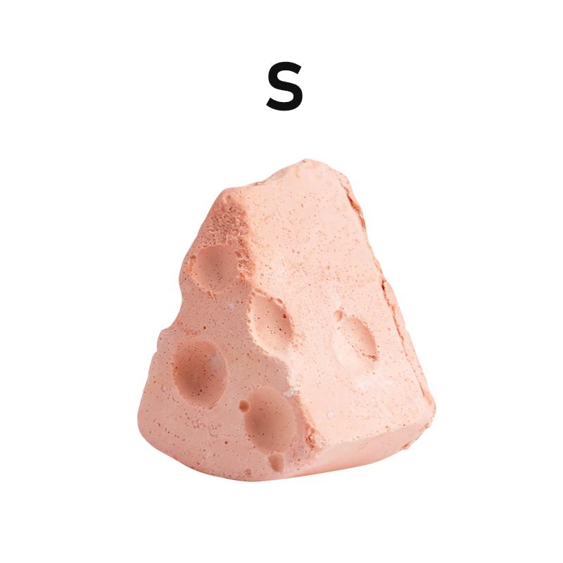 Chew Toy Teeth Grinding Pet Molar Stone Stone Pet Rabbit Hamster Cheese Shape Mineral Molar Stone Toy Chew Toy