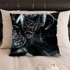 Spiel S-Skyrims The Elder S-Scrolls V Kissen Geschenk Heim Büro Dekoration Schlafzimmer Sofa Auto Kissenbezug Hülle 45X45