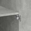High Cabinet Concrete Grey 70 X 42.5 X 225 Cm Particleboard