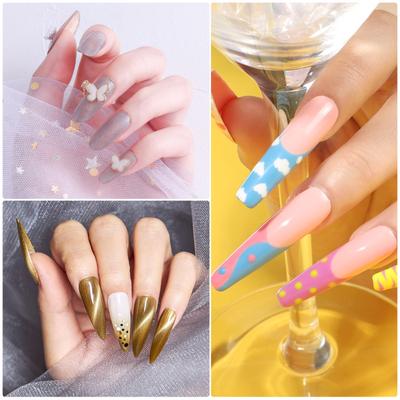 500 Stück Nagelspitzen Schnelle Verlängerung Aufdrücken Falsche Nagelspitzen Maniküre Nagelkunst Maniküre