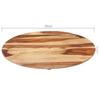 Tabletop Solid Wood Round 25-27 Mm 80 Cm