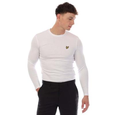 Mens Plain Long-Sleeved T-Shirt