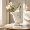 3D Printed Flower Vase Nordic Style Petal Statue Flower Holder Abstract Vase  Gift