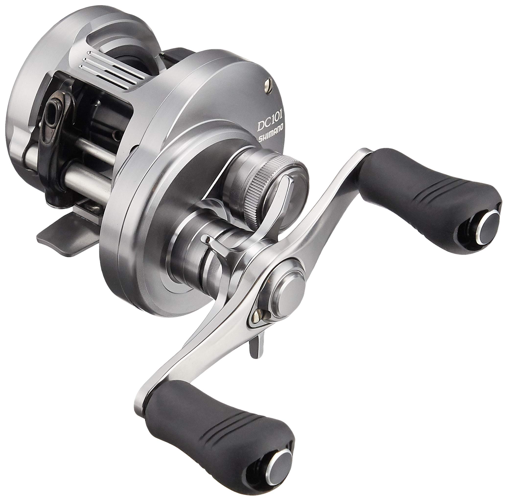 Shimano 20 Calcutta Conquest DC 101 LEFT Baitcasting Reel Lure (Sea Bass, Fishing) серый