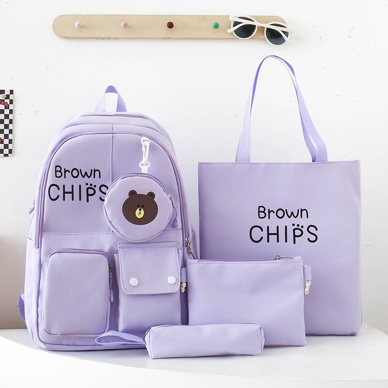 

Школьный рюкзак для детей, учеников начальной школы, девочек, рюкзак для средней школы, высокая ценность, письмо