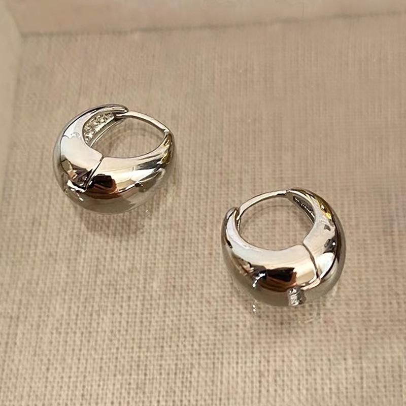 French Enamel Sun Round Hoop Earrings for Women Minimalist Glazed Starlight Star Elegant Ear Buckle Fashion Jewelry Accessories